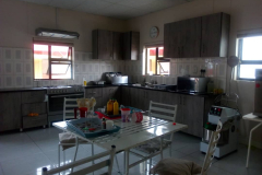 runs kitchen area